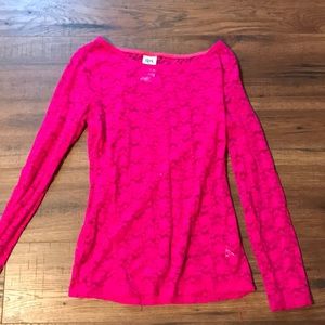 Hot Pink Lace Rock 47 Wrangler Shirt